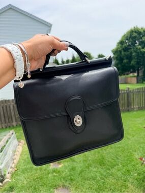 Coach | Bags | Coach Vintage Everett Navy Leather Crossbody | Poshmark